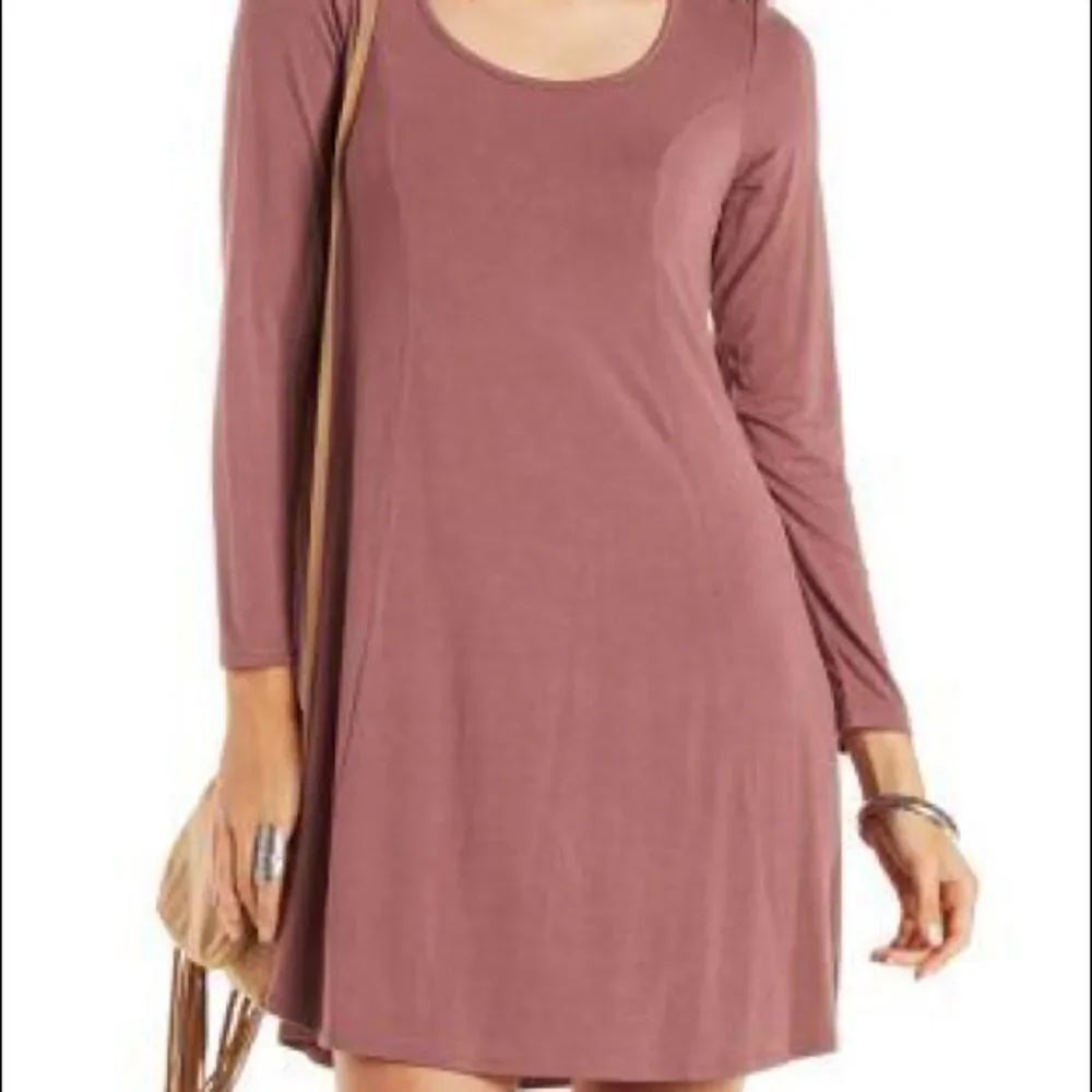 ✨ Long Sleeve Swing T-Shirt Dress✨ - Picture 3 of 3